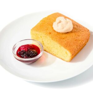 Olive Oil Cake with Key Lime Cream